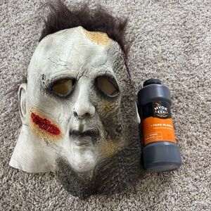 Michael Myers Horror Mask with Fake Blood